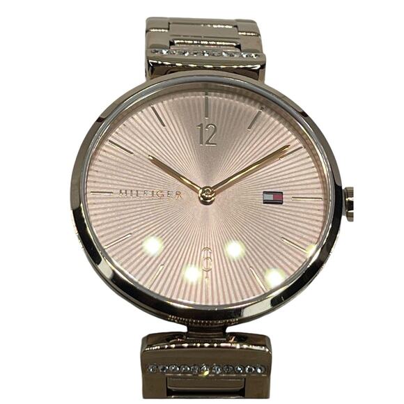 Tommy Hilfiger Rose Gold Tone Bracelet Watch Stainless Steel Crystal Chic (Aria) - Picture 2 of 16